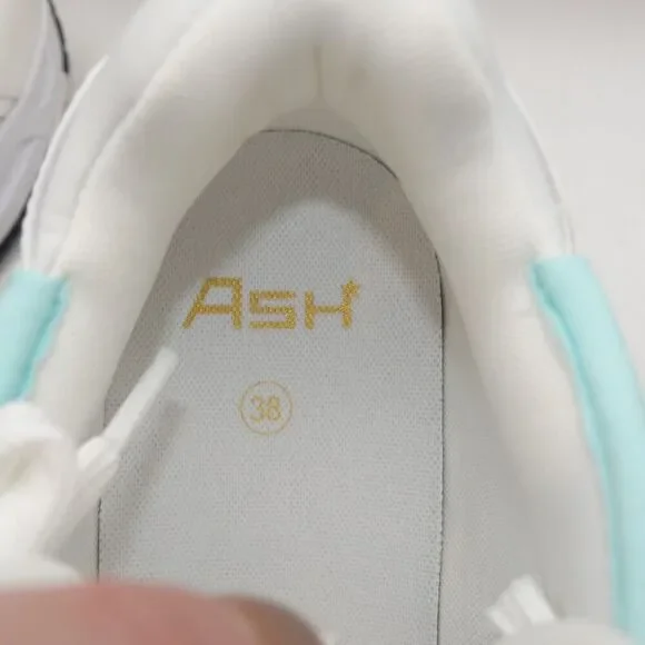 Ash Women's Athletic Shoes in White, Mint, and Lavender - Picture 8 of 10